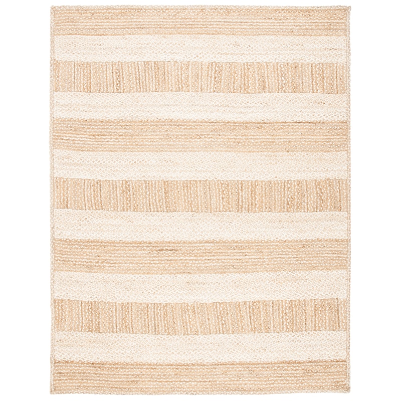 SAFAVIEH Natural Fiber Jessye Stripe Jute Rug