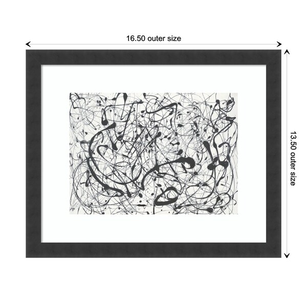 額装済/Number 14 Gray（ジャクソン ポロック）pollock Number 14: Gray | McGaw Graphics