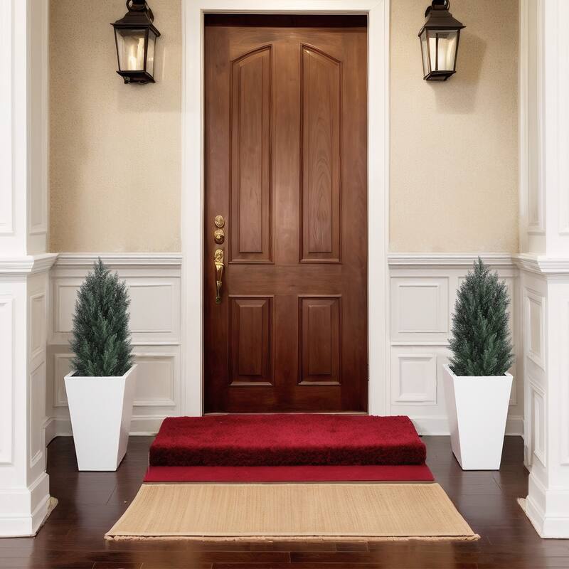 GDFStudio - Eryndor Faux Cypress Tree UV-Resistant Realistic Design (Set of 2)
