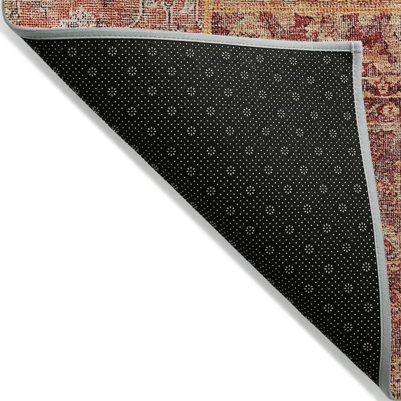 HomeRoots Patchwork Transitional Rectangle Outdoor Rug