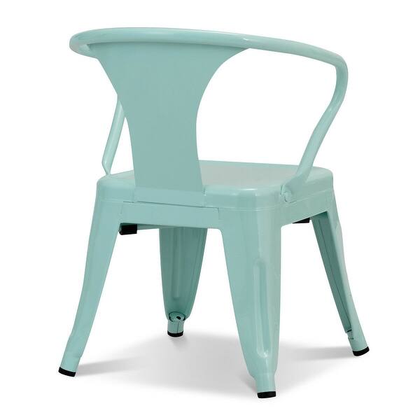 Costway Set Of 2 Kids Chair Steel Armchair Stackable Indoor Outdoor Overstock 26966989