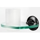 preview thumbnail 1 of 1, Alno Glass Wall Mounted Tumbler and Holder from the Sierra Bath