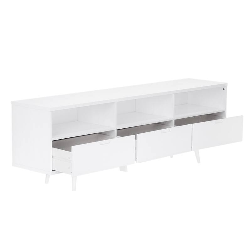 Middlebrook Alby 70-inch Mid-Century Solid Wood TV Stand