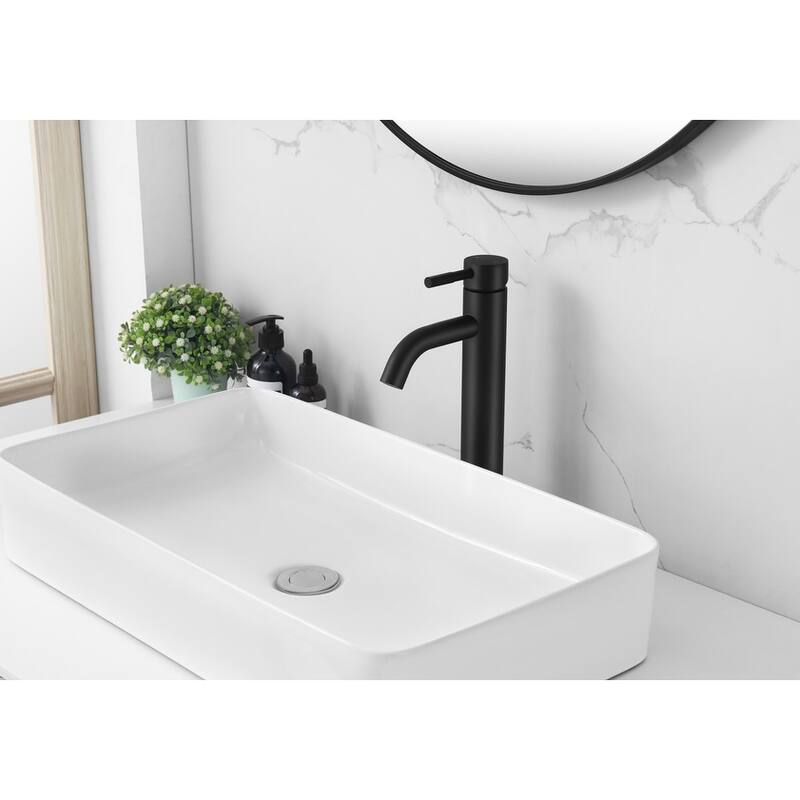 Elegant Lighting FAV-1007 Victor 1.5 GPM Vessel Single Hole Bathroom