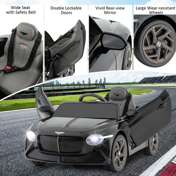 Costway 12V Licensed Bentley Bacalar Kids Electric Ride-on Costway 12V Licensed Bentley Bacalar Kids Electric Ride-on