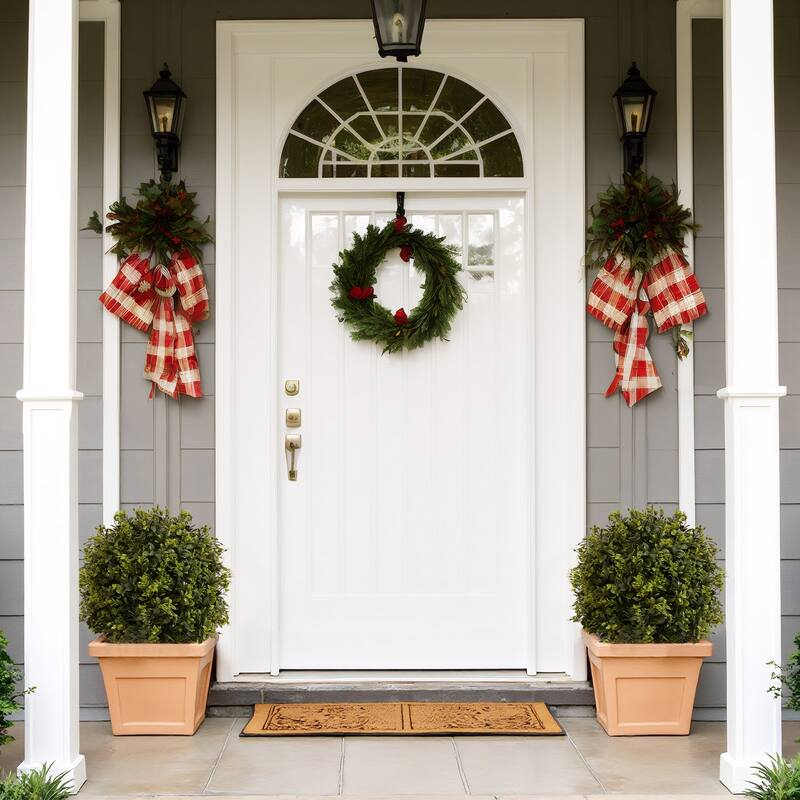 Artificial plants Greenery decoration in pot 55cm 2pcs/set