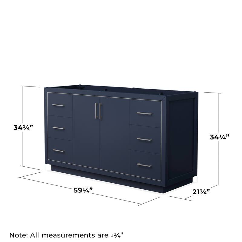 Wyndham Collection WCF1111-60S-CX-MXX Icon 60" Single Free Standing