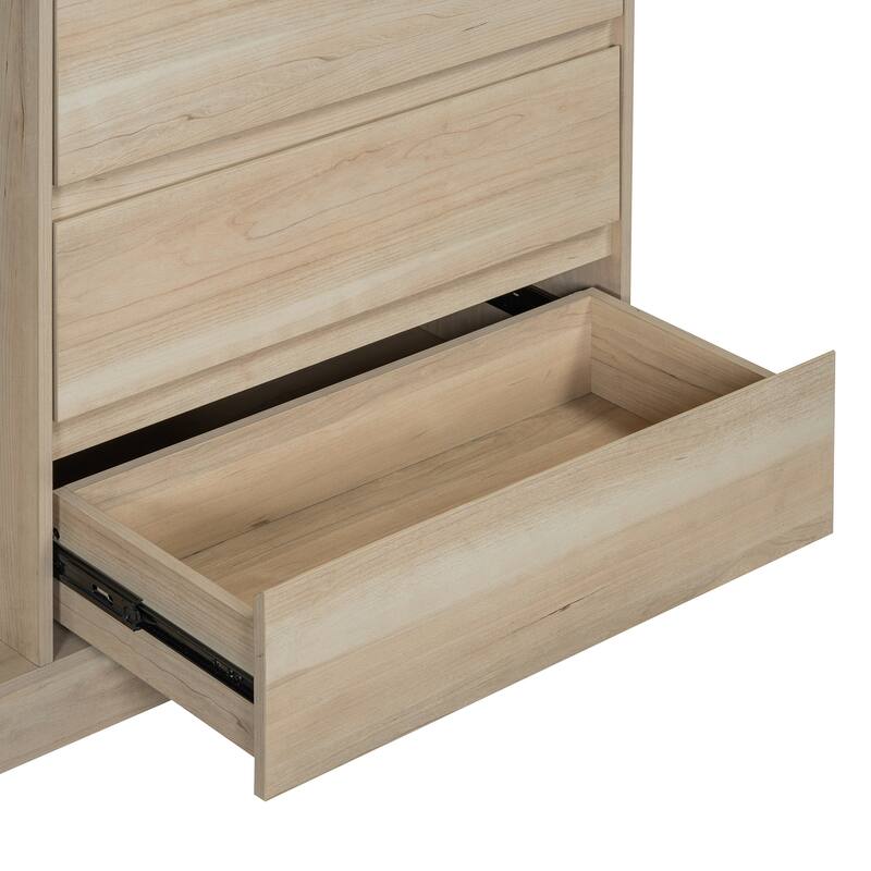 Modern Wardrobe with 4 Drawers and 3 Shelves
