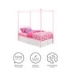 preview thumbnail 5 of 14, Avenue Green Carmi Pink Twin Metal Bed