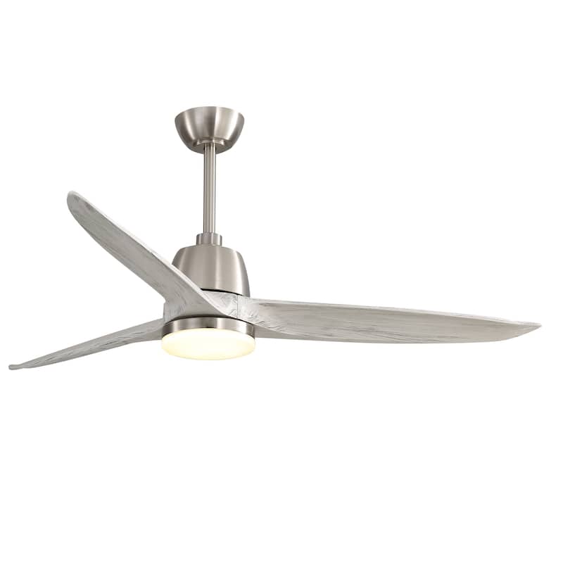 Clihome 56 In. Ceiling Fan Light With Remote Energy-saving DC Motor