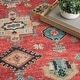 preview thumbnail 5 of 12, Nourison Vintage Washables Indoor only Red Persian Area Rug