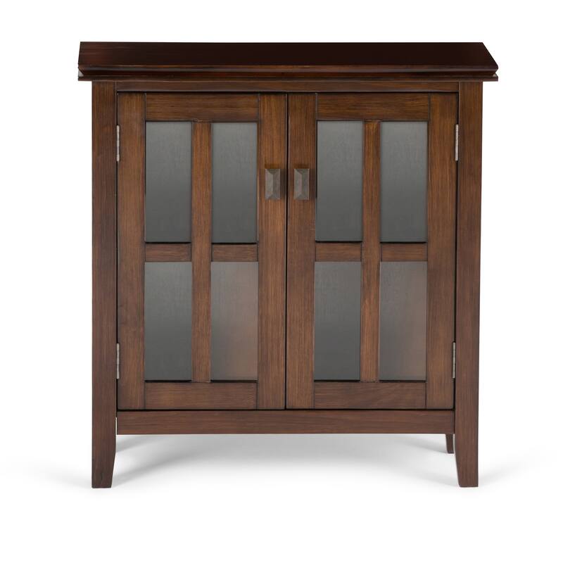 WYNDENHALL Stratford SOLID WOOD 30 inch Wide Low Storage Cabinet - 30"w x 14"d x 31" h