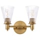 preview thumbnail 5 of 5, Quorum International 5803-2 Lawton 2 Light 14" Wide Vanity Light with