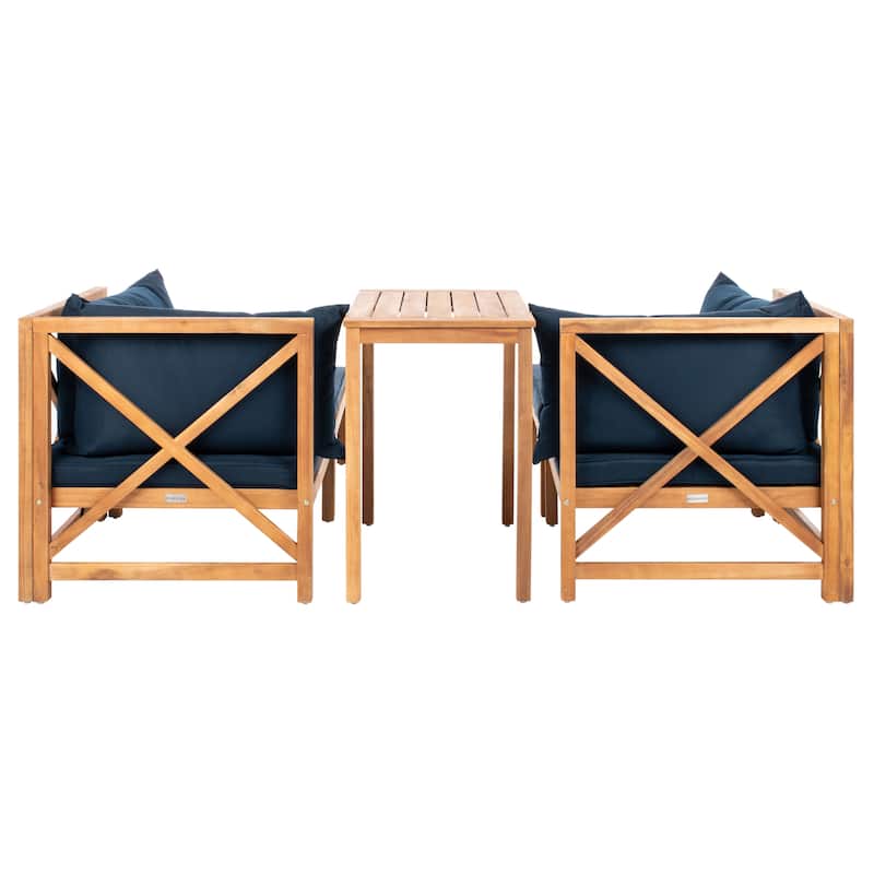 SAFAVIEH Outdoor Living Ronson 5 Pc Sectional Set - 26.9 x 26.9 x 26.8