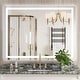 preview thumbnail 35 of 61, LED Bathroom Vanity Mirror Wall Mounted with Double Light Strip, 3-Color Dimmable, Anti-Fog, HD Tempered Glass, UL-Listed, ETL 30x48