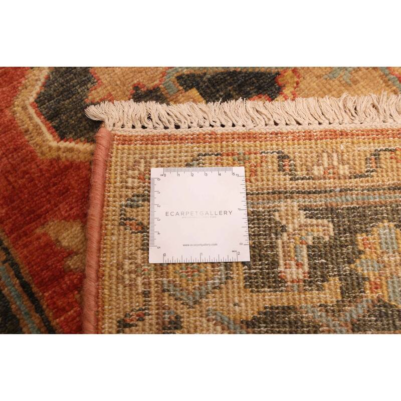 ECARPETGALLERY Hand-knotted Jules Sultane Red Wool Rug - 4'1 x 6'0