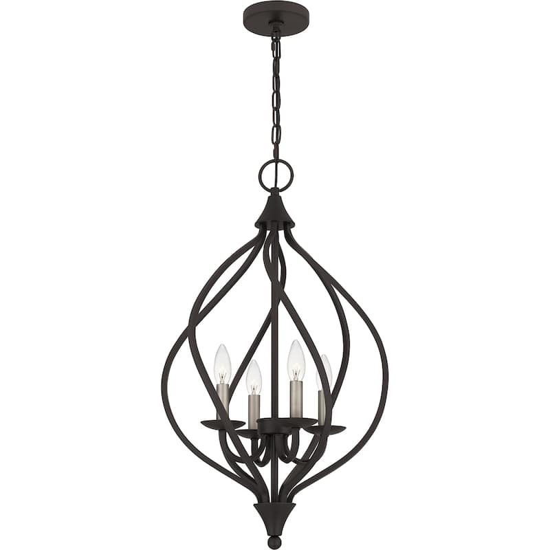 Dupont 4-Light Old Bronze Pendant - Old Bronze