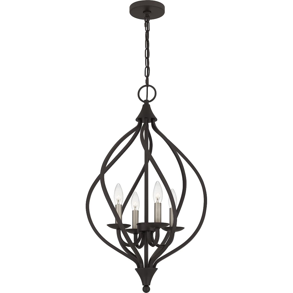 Dupont 4-Light Old Bronze Pendant - Old Bronze