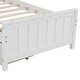 preview thumbnail 9 of 8, Twin Size Platform Bed with Storage Drawers and Sturdy Pine Construction