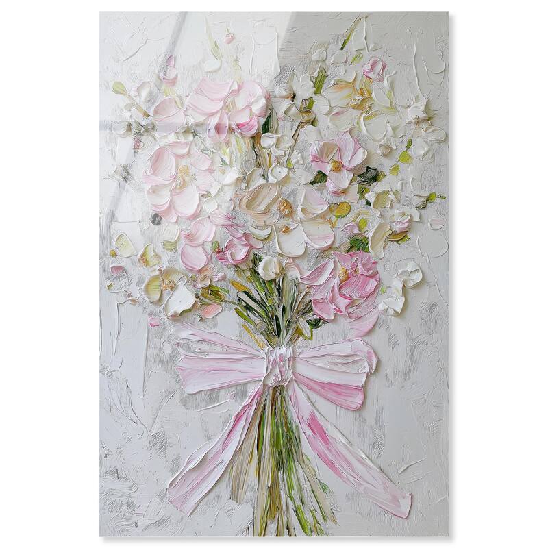Layered Lily Acrylic by Art Remedy, Ready to Hang - 20" x 30"