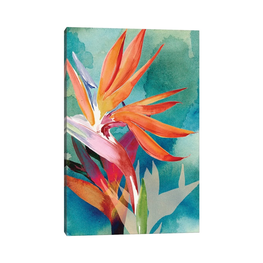 iCanvas "Vivid Birds of Paradise II" by Jennifer Paxton Parker Canvas Print