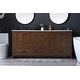 preview thumbnail 6 of 9, Elegant Lighting VF2872D Soma 72" Free Standing Double Basin Vanity