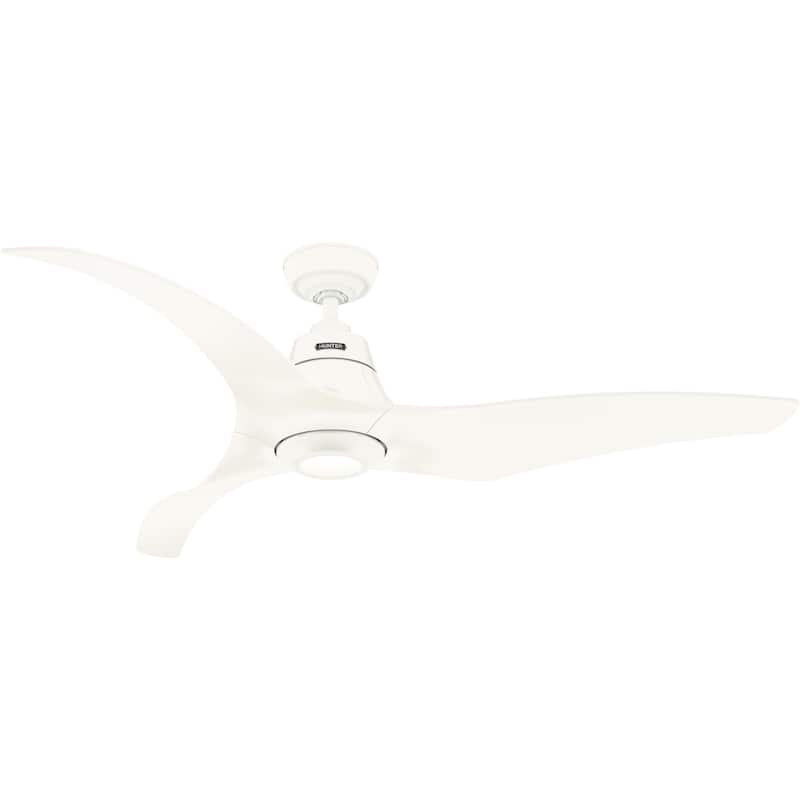 Hunter Arwen 60" ENERGY STAR Outdoor Ceiling Fan with LED Light and Handheld Remote - Damp Rated!
