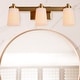 preview thumbnail 6 of 14, Robert Stevenson Lighting Sullivan Park - Glass and Metal Vanity Light