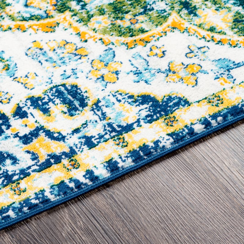 Livabliss Kimaree Bright Boho Medallion Area Rug