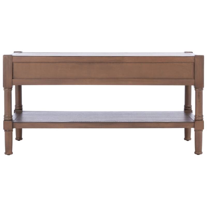 SAFAVIEH Filbert 2-Drawer Bottom Shelf Coffee Table - 37.8" W x 19" L x 19" H