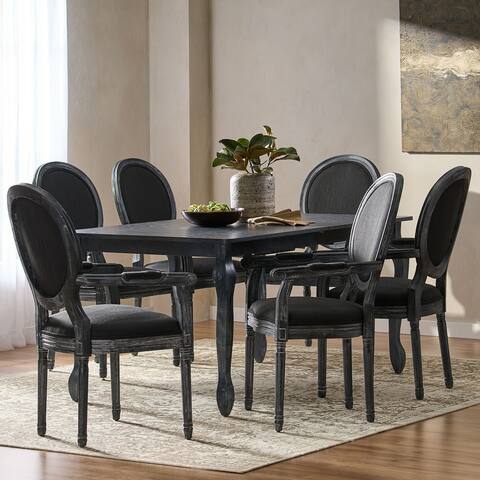 Bonview Upholstered Expandable 7 Piece Dining Set by Christopher Knight Home