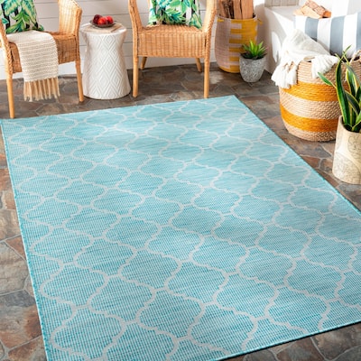 Artistic Weavers Asya Traditional Trellis Outdoor Area Rug
