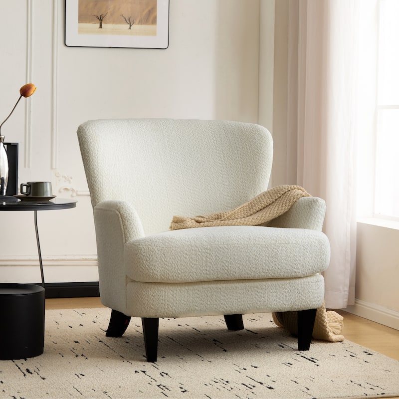 Hartshorn Upholstered Club Chair by Christopher Knight Home - Beige