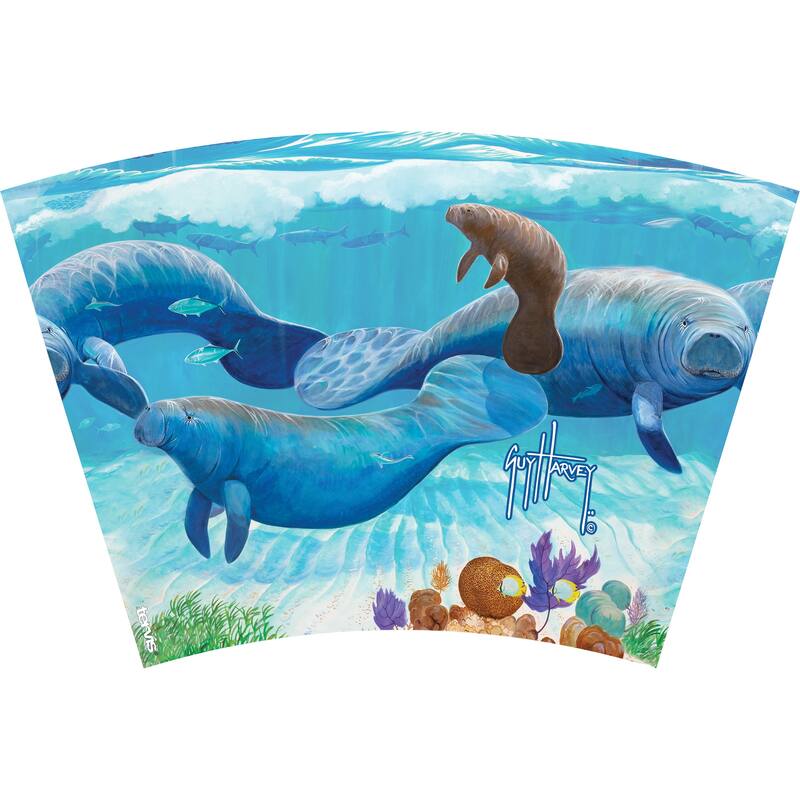 Tervis Guy Harvey Manatee Made in USA Double Walled Insulated Travel Tumbler, Classic