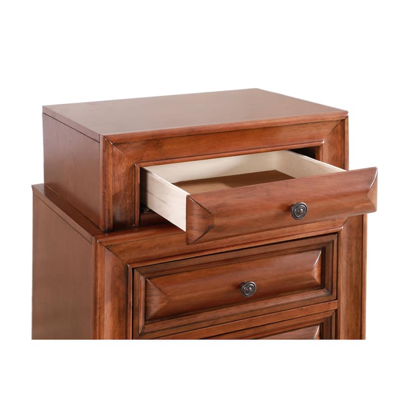 LaVita 3-drawer Wood Nightstand