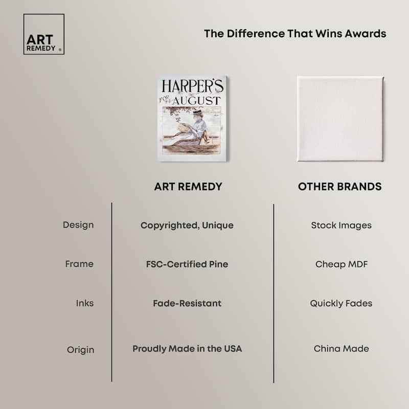 Harpers Penfield August 1892 Canvas by Art Remedy, Gallery Wrapped