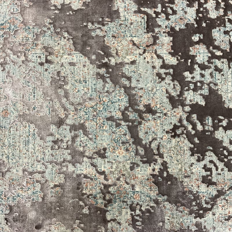 HERAT ORIENTAL Turkish Modern Erased Design Wool & Silk Rug - 2'7" x 4'11"
