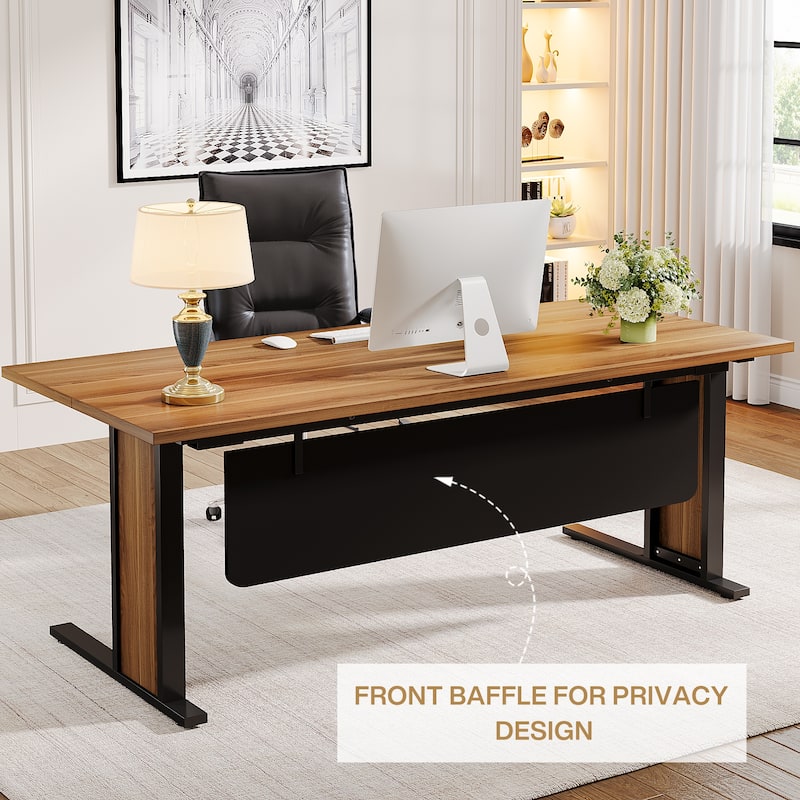 63 Inch Computer Desk, Large Executive Office Desk