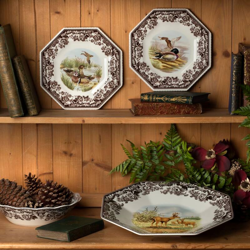 Spode Woodland Devonia Tray Pheasant Motif - 14 inches