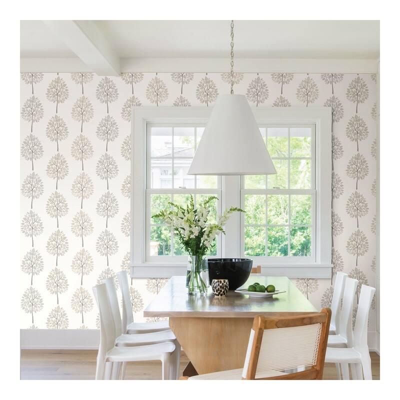 Advantage Tsai Grey Tree Wallpaper - 20.5 x 396 x 0.025