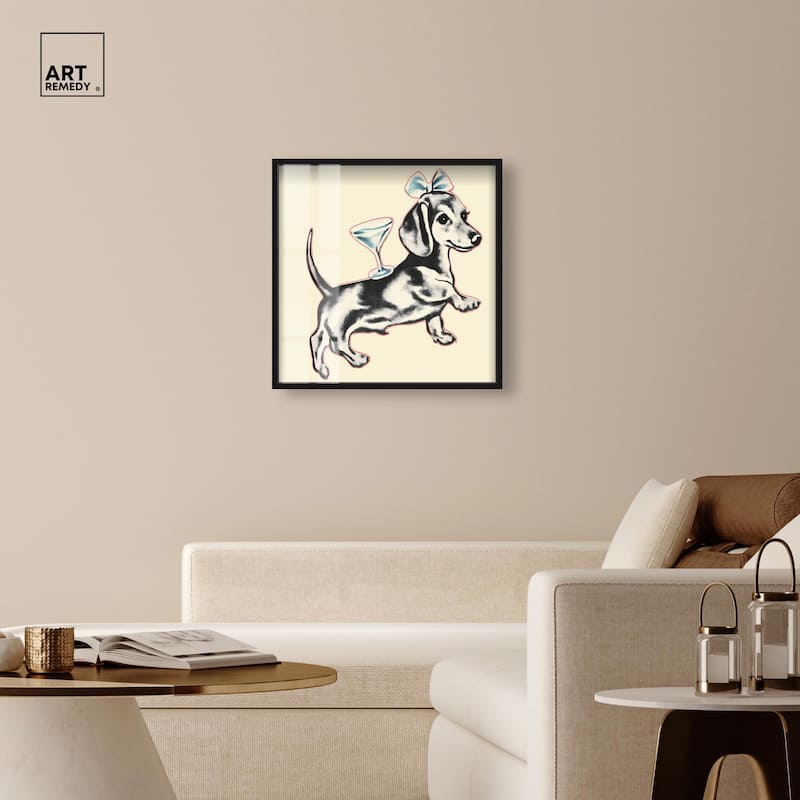 Martini Pup II Shadowbox by Art Remedy