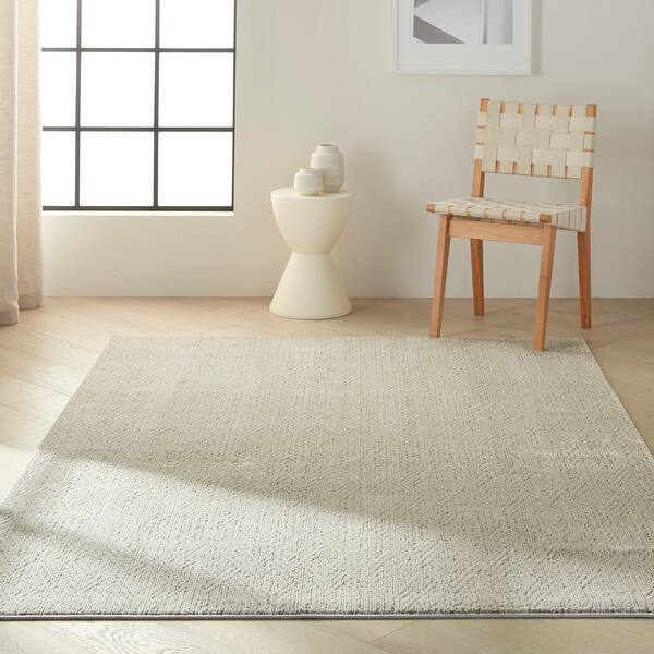 Calvin Klein Jackson Modern Linear Carved Geometric Area Rug Bed Bath