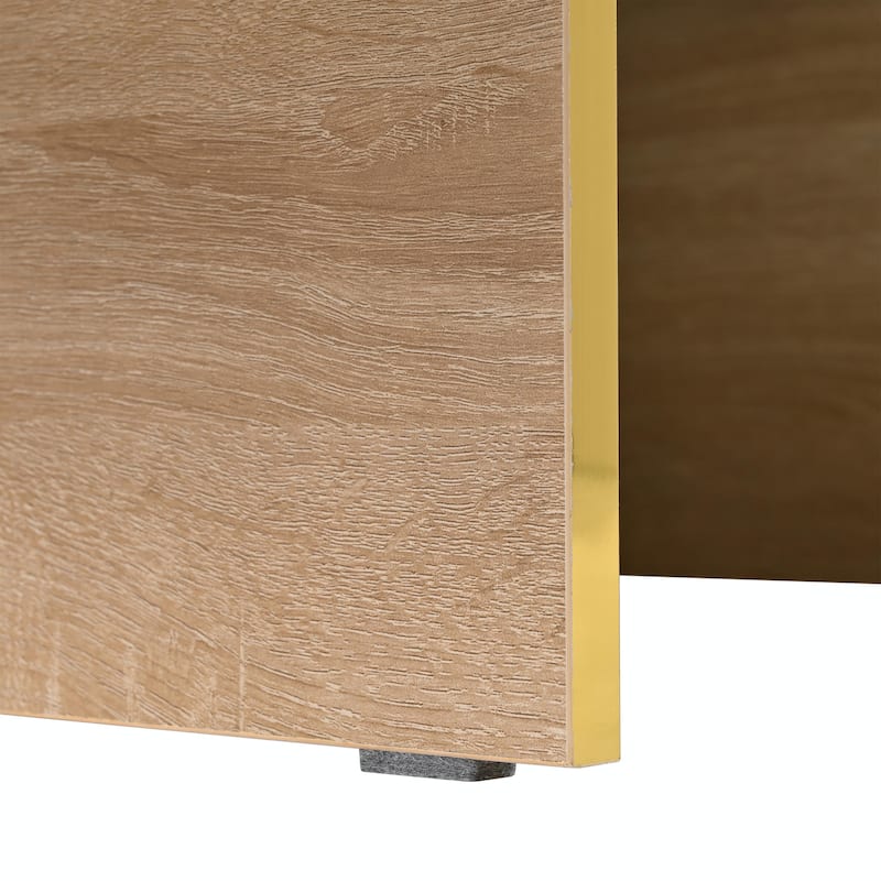 47.2" x 31.4" Minimalist High Gloss Coffee Table