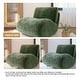 preview thumbnail 21 of 35, UIXE 33" Swivel Upholstered Aceent Chair Comfy Slipper Chair