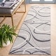 preview thumbnail 48 of 59, SAFAVIEH Odyssey Pirkko Mid-Century Modern Rug 2'2" x 8' Runner - Grey/Ivory - Runner