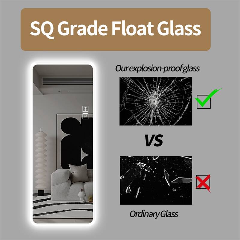 LED Full Length Mirror Lighted Vanity Body Mirror