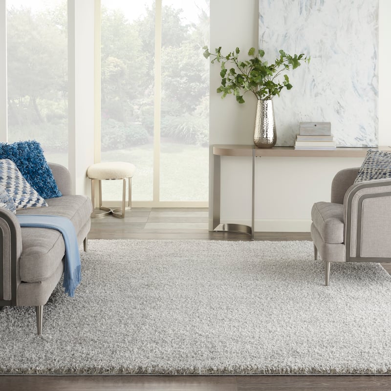Nourison Ashland Solid Shag Area Rug