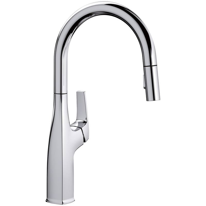 Blanco Rivana 1.5 GPM Single Hole Pull Down Kitchen Faucet - Polished Chrome