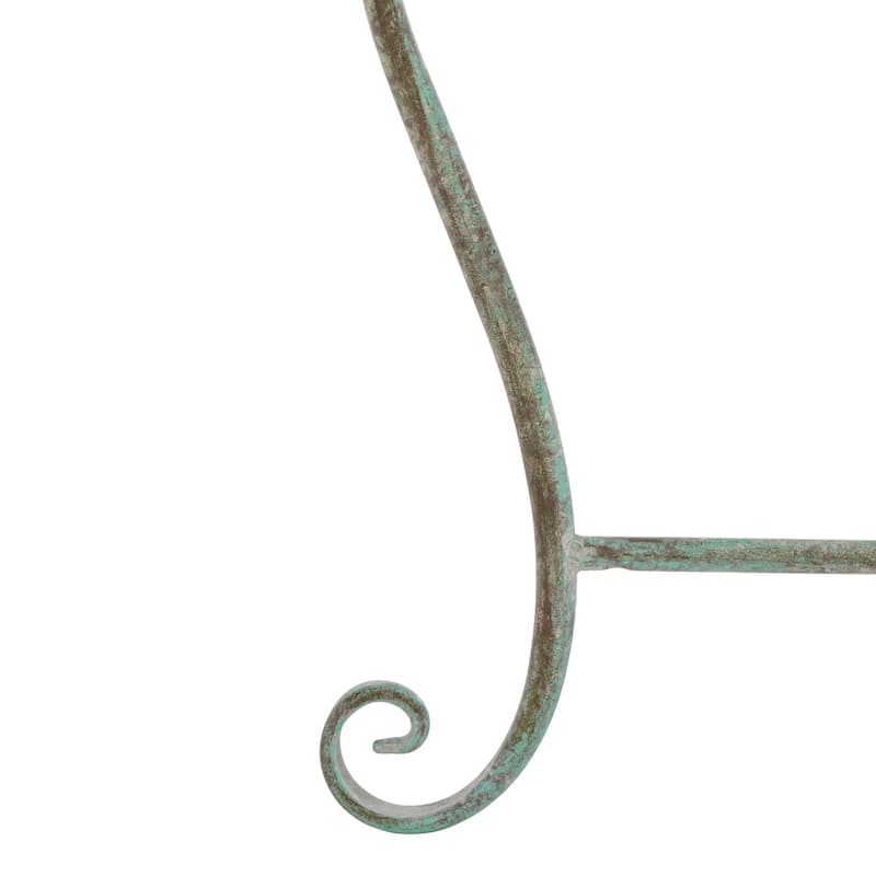 SAFAVIEH Nya Victorian Wrought Iron 50-inch Outdoor Tree Bench - 50 In. W x 24 In. D x 31 In. H - 50"W x 24"D x 31"H