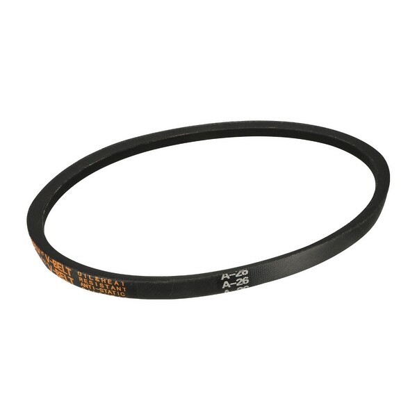 A-26 V Belt Machine Transmission Rubber,Black Replacement Drive Belt. - 660mm/26"